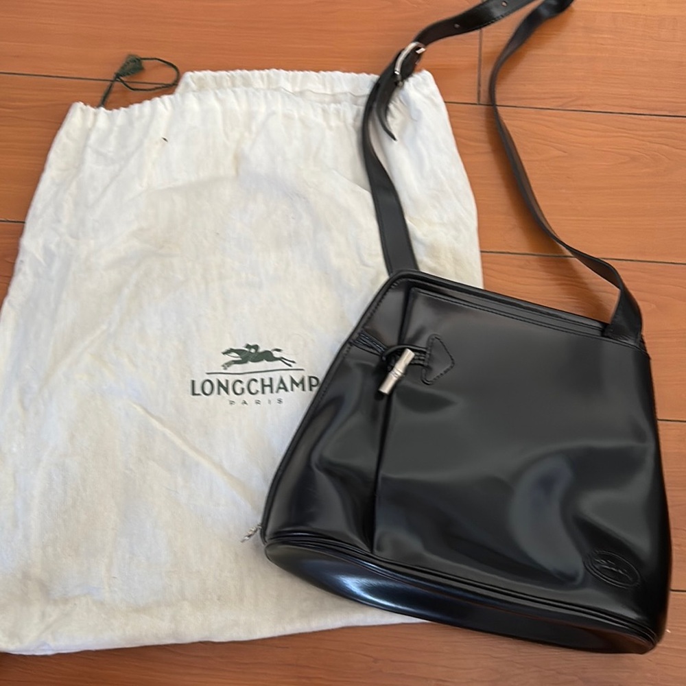 Longchamp Black Shoulder Bag